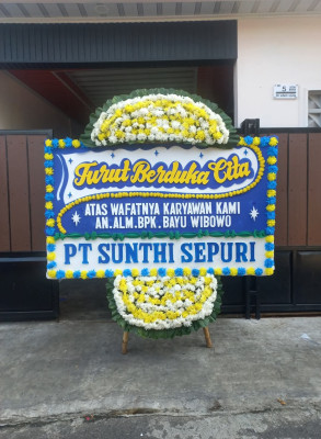 Papan Bunga Duka di Yiginua
